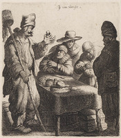 KG 04052
<br/>
Rattengifverkoper
<br/>
<em>Vliet, Johannes Gillisz. van (ca. 1600/1610-1668)</em>